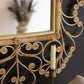 Ornate Rattan Framed Mirror By Kalalou | Mirrors | Modishstore - 2