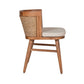 Loe Teak Dining Chair, Cane/Teak Set of 2 by Jeffan | Dining Chairs | Modishstore - 10