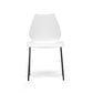 Baxton Studio Overlea White Plastic Modern Dining Chair  (Set of 2) | Modishstore | Dining Chairs - 3