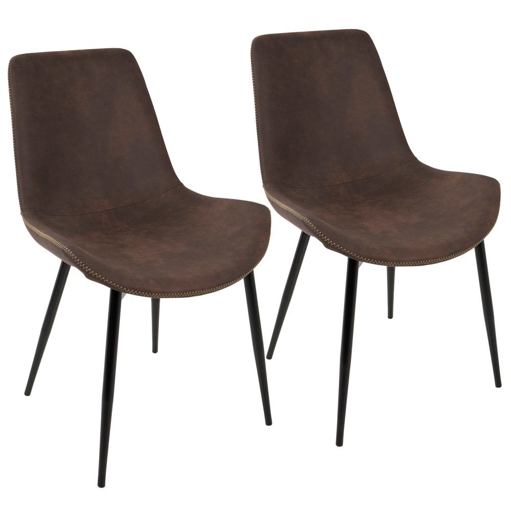 LumiSource Duke Dining Chair - Set of 2 | Modishstore | Dining Chairs
