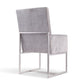 Manhattan Comfort Element Blue Velvet Dining Armchair | Dining Chairs | Modishstore - 10