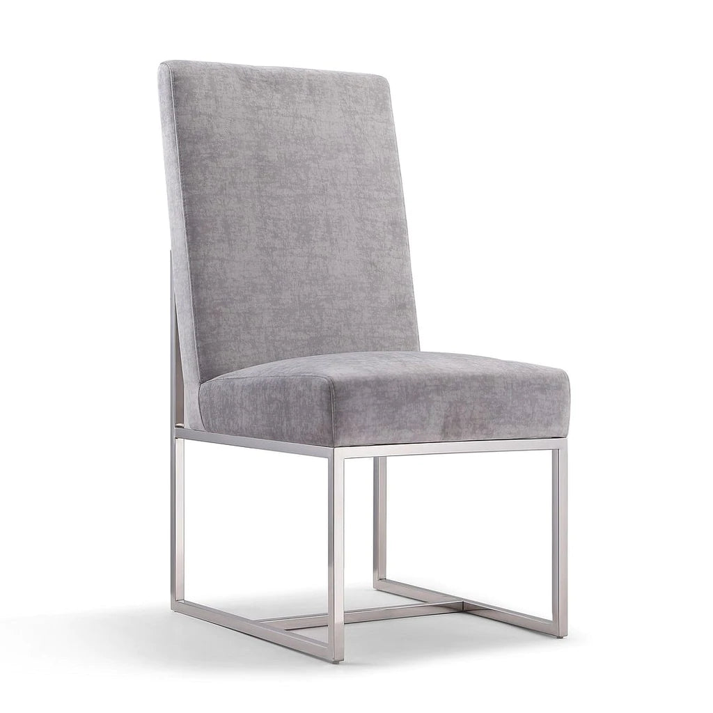 Manhattan Comfort Element Blue Velvet Dining Chair | Dining Chairs | Modishstore - 13