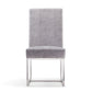 Manhattan Comfort Element Blue Velvet Dining Chair | Dining Chairs | Modishstore - 10