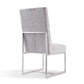 Manhattan Comfort Element Blue Velvet Dining Chair | Dining Chairs | Modishstore - 8