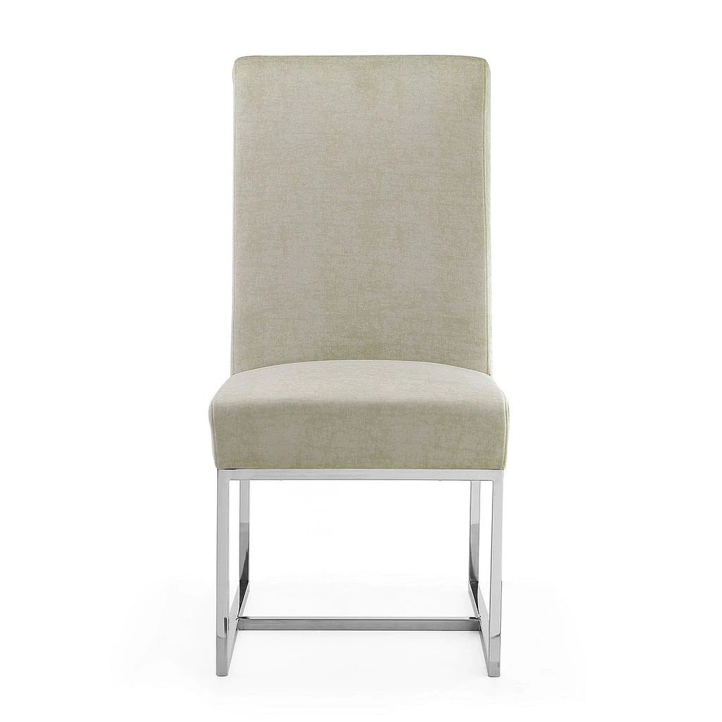 Manhattan Comfort Element Blue Velvet Dining Chair | Dining Chairs | Modishstore - 17
