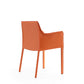 Manhattan Comfort Paris Coral Saddle Leather Armchair | Armchairs | Modishstore-5