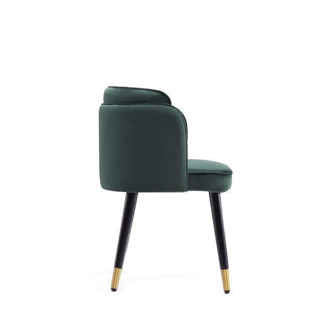 Manhattan Comfort Zephyr Velvet  Dining Chair in Royal Blue | Dining Chairs | Modishstore - 14