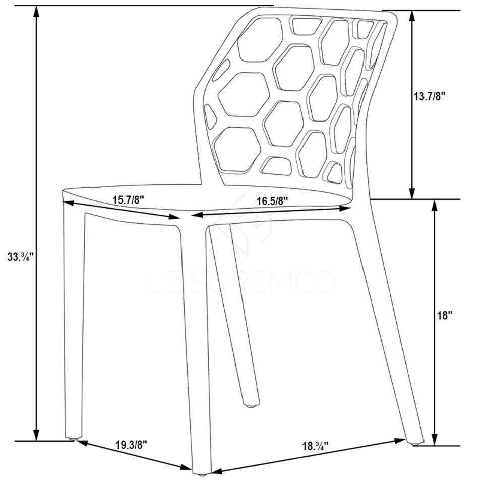 LeisureMod Modern Dynamic Dining Chair | Dining Chairs | Modishstore - 11