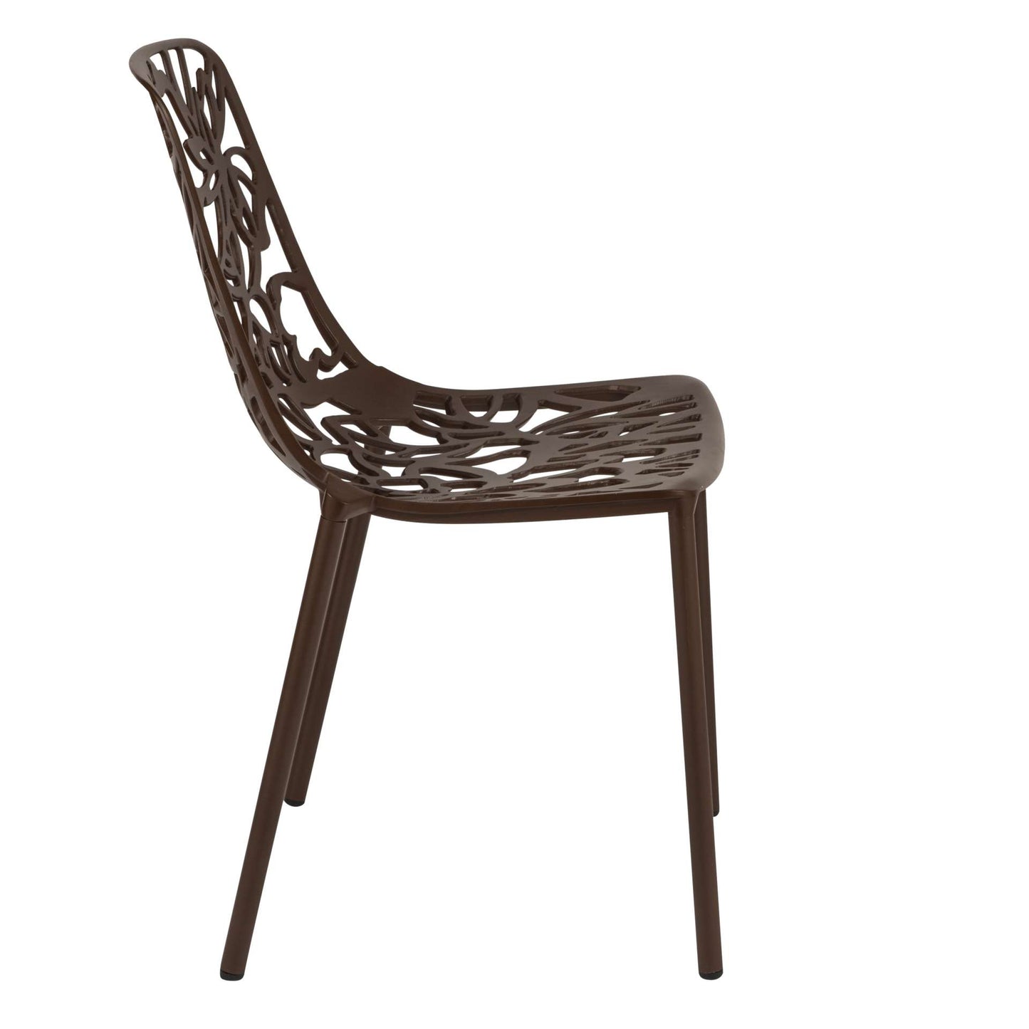 LeisureMod Modern Devon Aluminum Chair, Set of 2 |  | Modishstore - 6