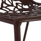 LeisureMod Modern Devon Aluminum Chair, Set of 4 | Dining Chairs | Modishstore - 3