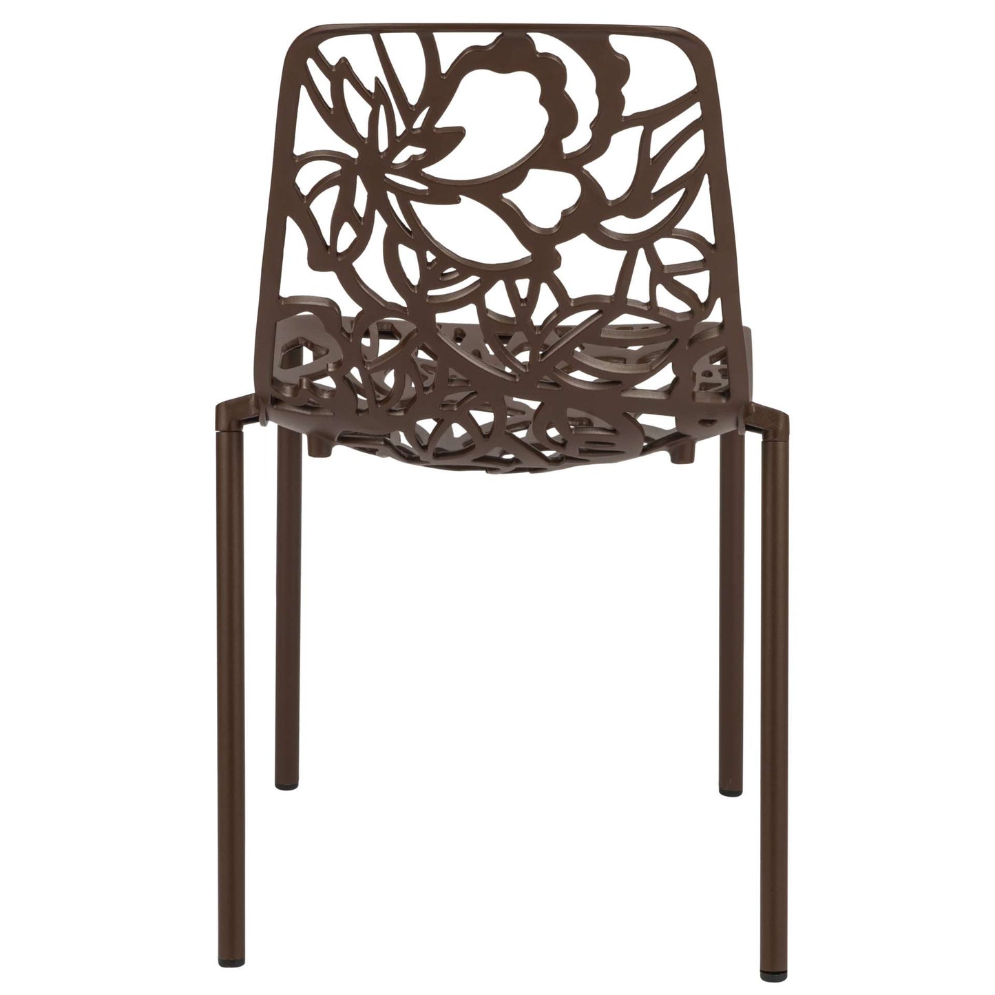LeisureMod Modern Devon Aluminum Chair | Side Chairs | Modishstore - 3