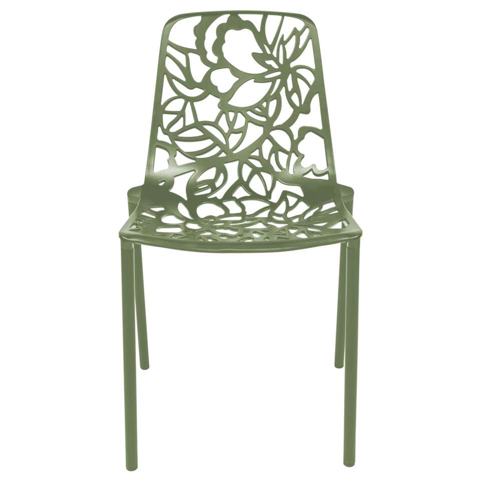 LeisureMod Modern Devon Aluminum Chair, Set of 4 | Dining Chairs | Modishstore - 16