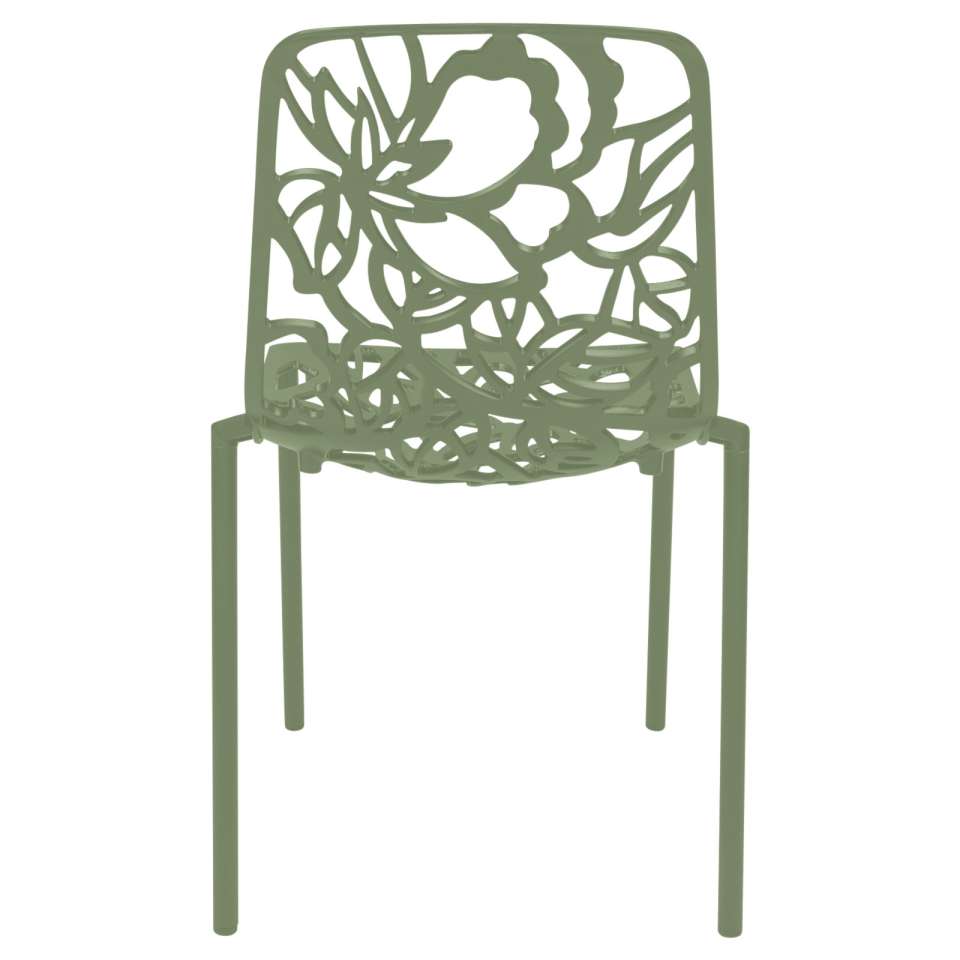 LeisureMod Modern Devon Aluminum Chair, Set of 4 | Dining Chairs | Modishstore - 18