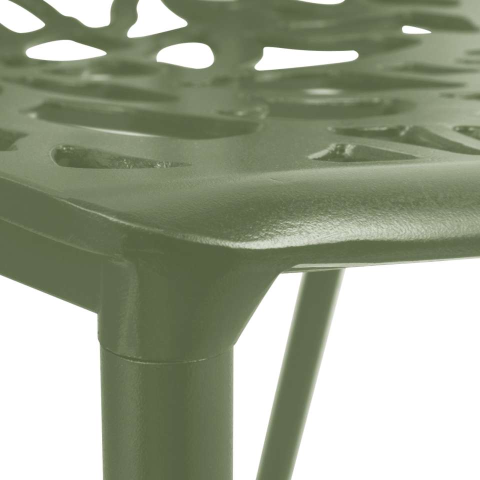 LeisureMod Modern Devon Aluminum Chair, Set of 4 | Dining Chairs | Modishstore - 15