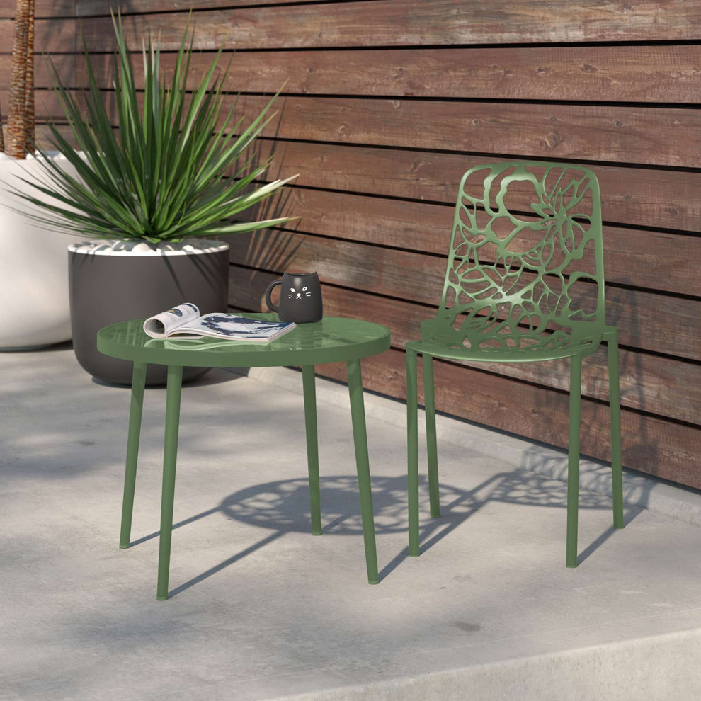 LeisureMod Modern Devon Aluminum Chair | Side Chairs | Modishstore - 7