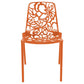 LeisureMod Modern Devon Aluminum Chair, Set of 4 | Dining Chairs | Modishstore - 22