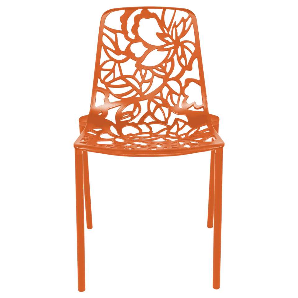 LeisureMod Modern Devon Aluminum Chair, Set of 4 | Dining Chairs | Modishstore - 22