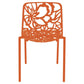 LeisureMod Modern Devon Aluminum Chair, Set of 4 | Dining Chairs | Modishstore - 23