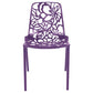 LeisureMod Modern Devon Aluminum Chair, Set of 4 | Dining Chairs | Modishstore - 28
