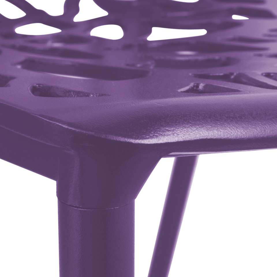 LeisureMod Modern Devon Aluminum Chair, Set of 4 | Dining Chairs | Modishstore - 32