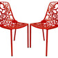 LeisureMod Modern Devon Aluminum Chair, Set of 2 |  | Modishstore - 39