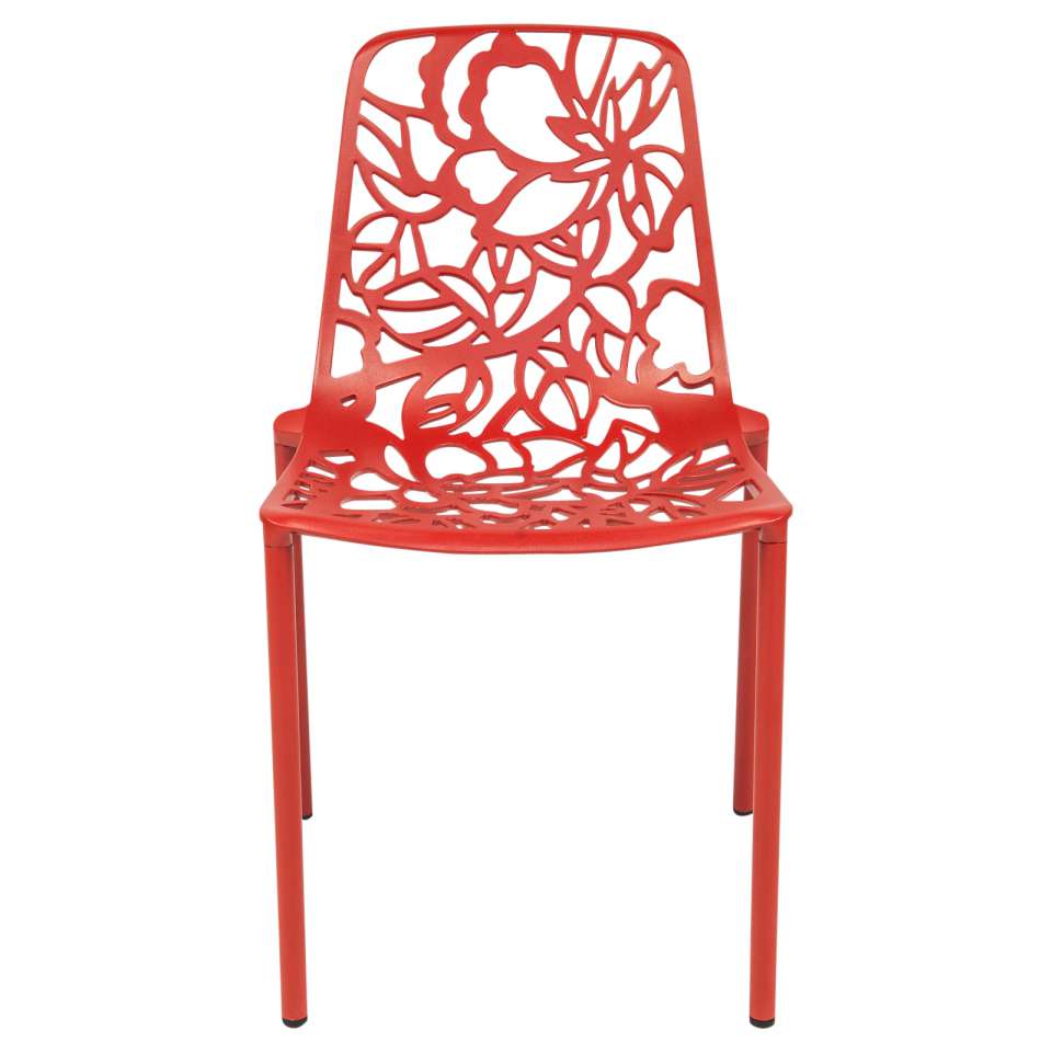 LeisureMod Modern Devon Aluminum Chair, Set of 4 | Dining Chairs | Modishstore - 41