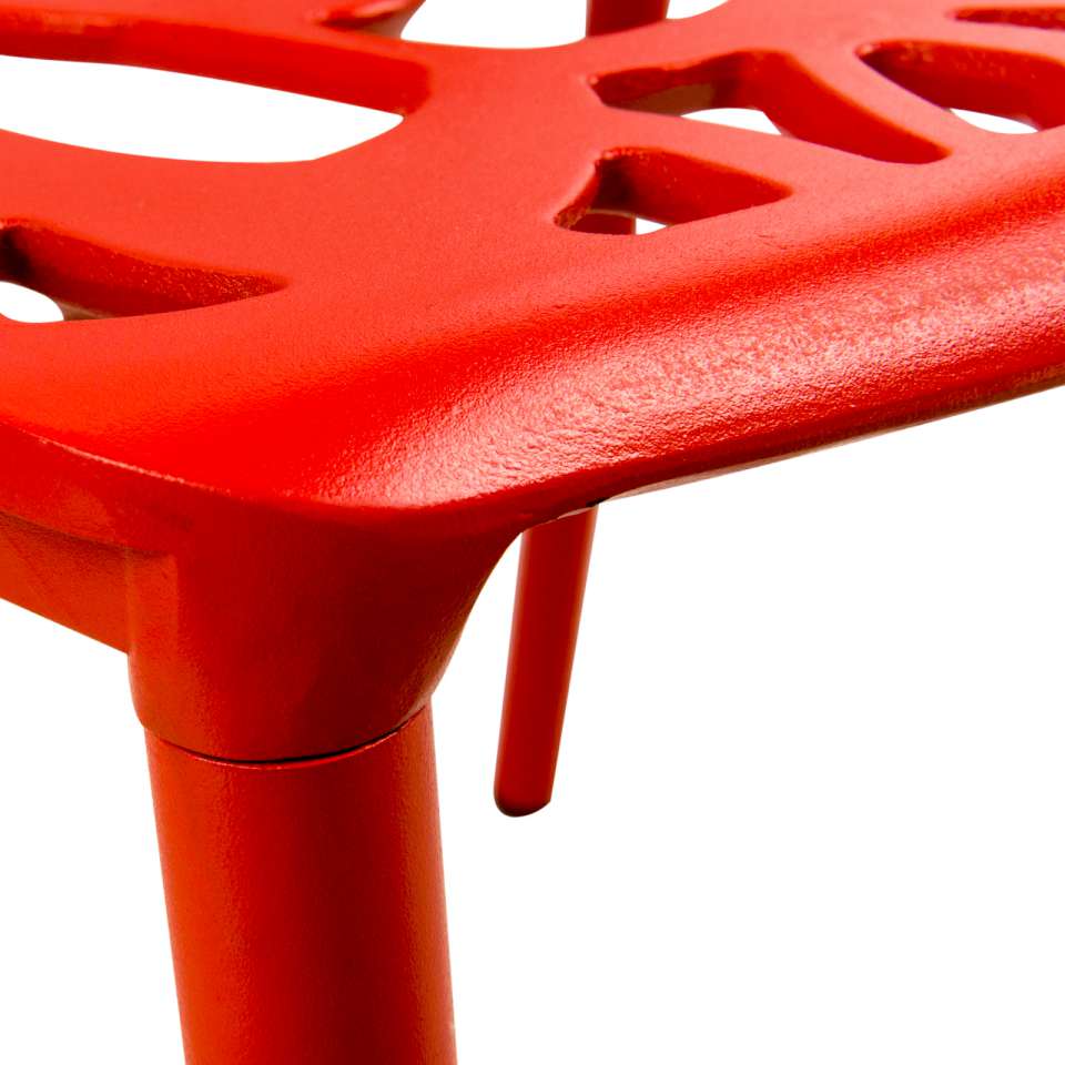 LeisureMod Modern Devon Aluminum Chair, Set of 4 | Dining Chairs | Modishstore - 37