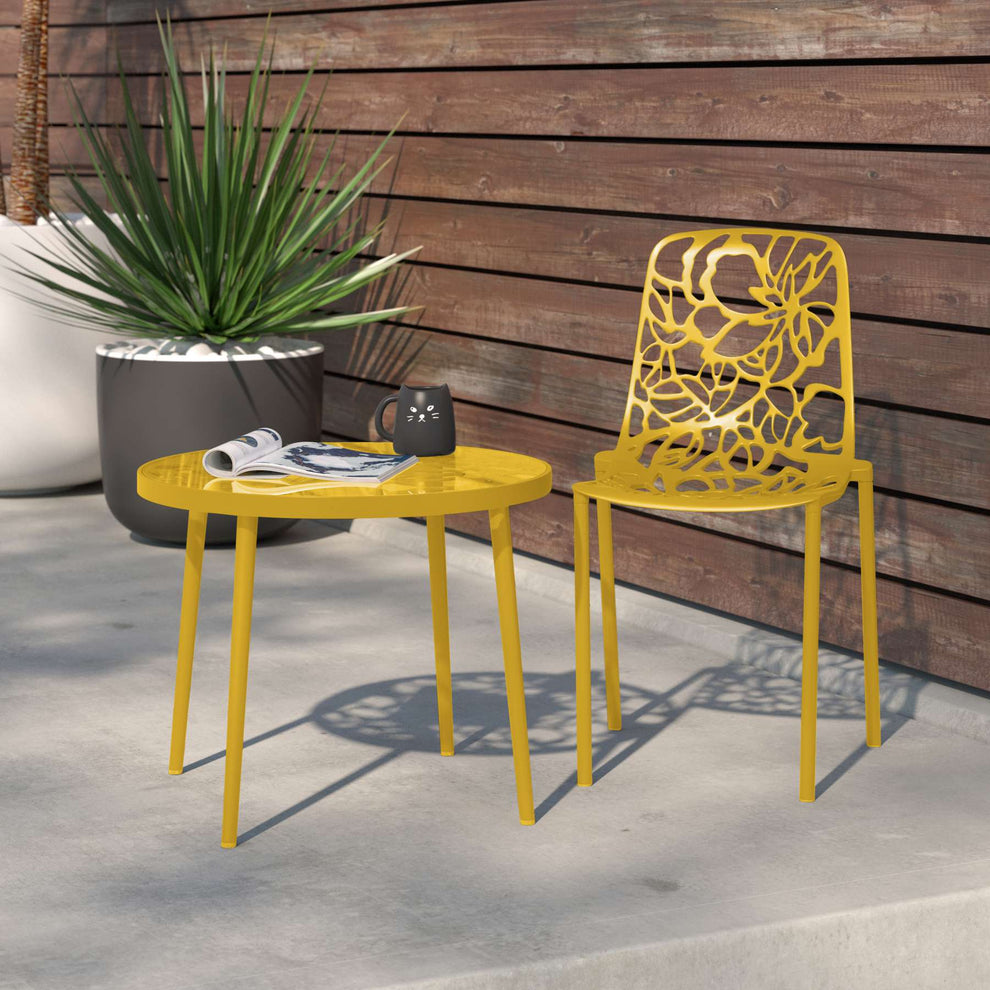 LeisureMod Modern Devon Aluminum Chair | Side Chairs | Modishstore - 42