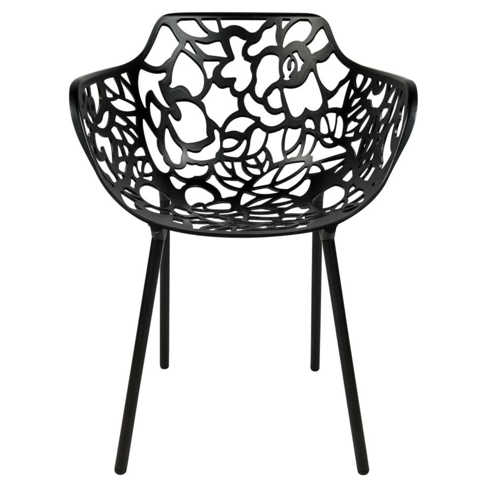 LeisureMod Modern Devon Aluminum Armchair, Set of 2 | Outdoor Chairs | Modishstore - 9