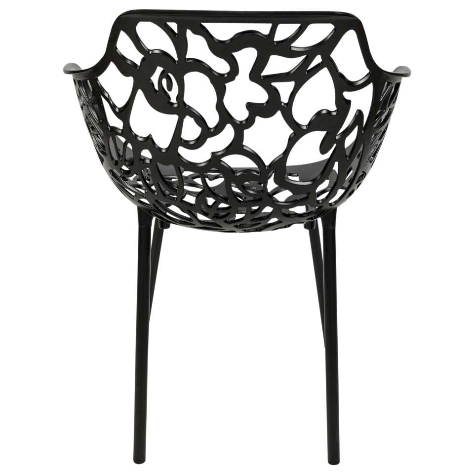 LeisureMod Modern Devon Aluminum Armchair | Outdoor Chairs | Modishstore - 4
