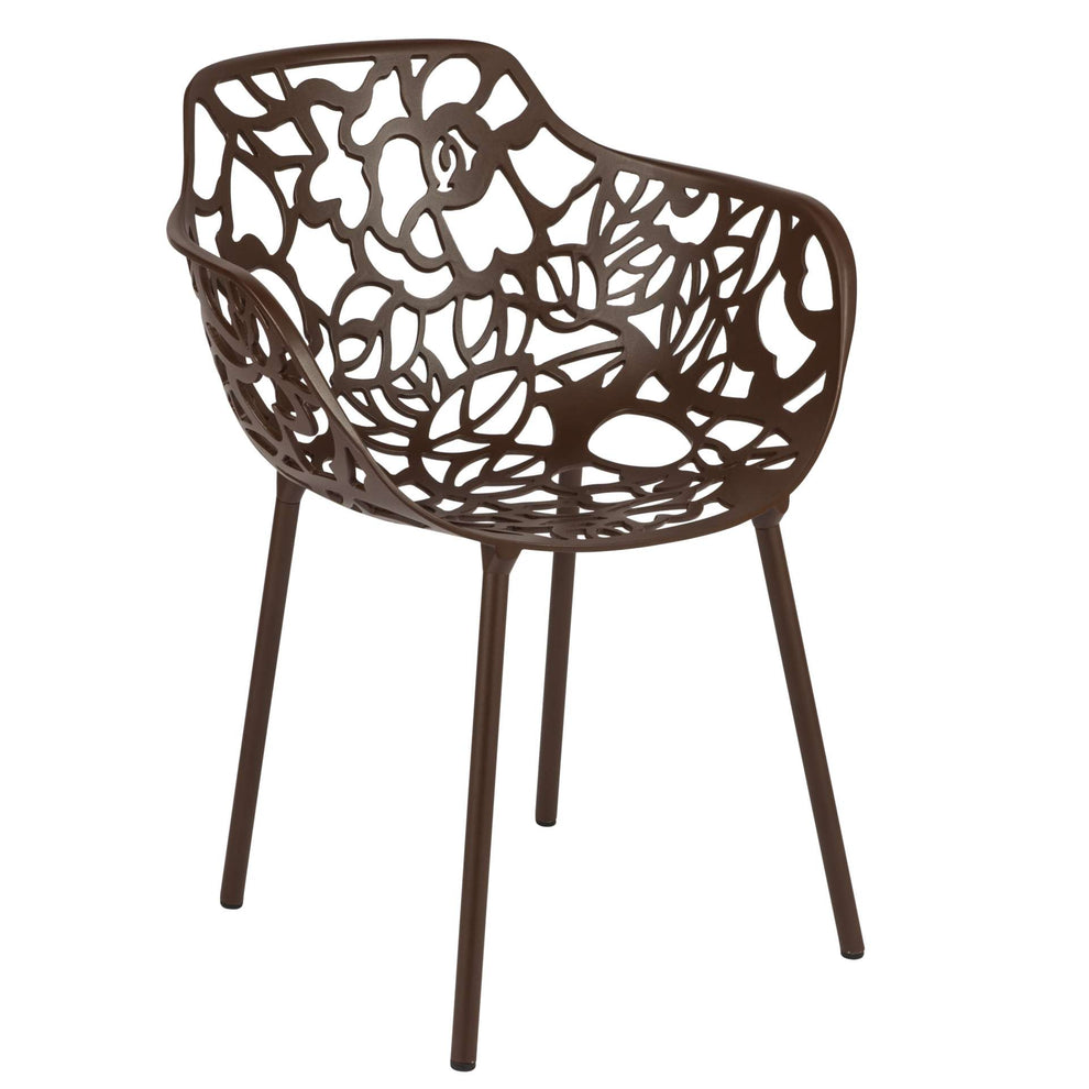 LeisureMod Modern Devon Aluminum Armchair | Outdoor Chairs | Modishstore - 7