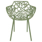 LeisureMod Modern Devon Aluminum Armchair | Outdoor Chairs | Modishstore - 9