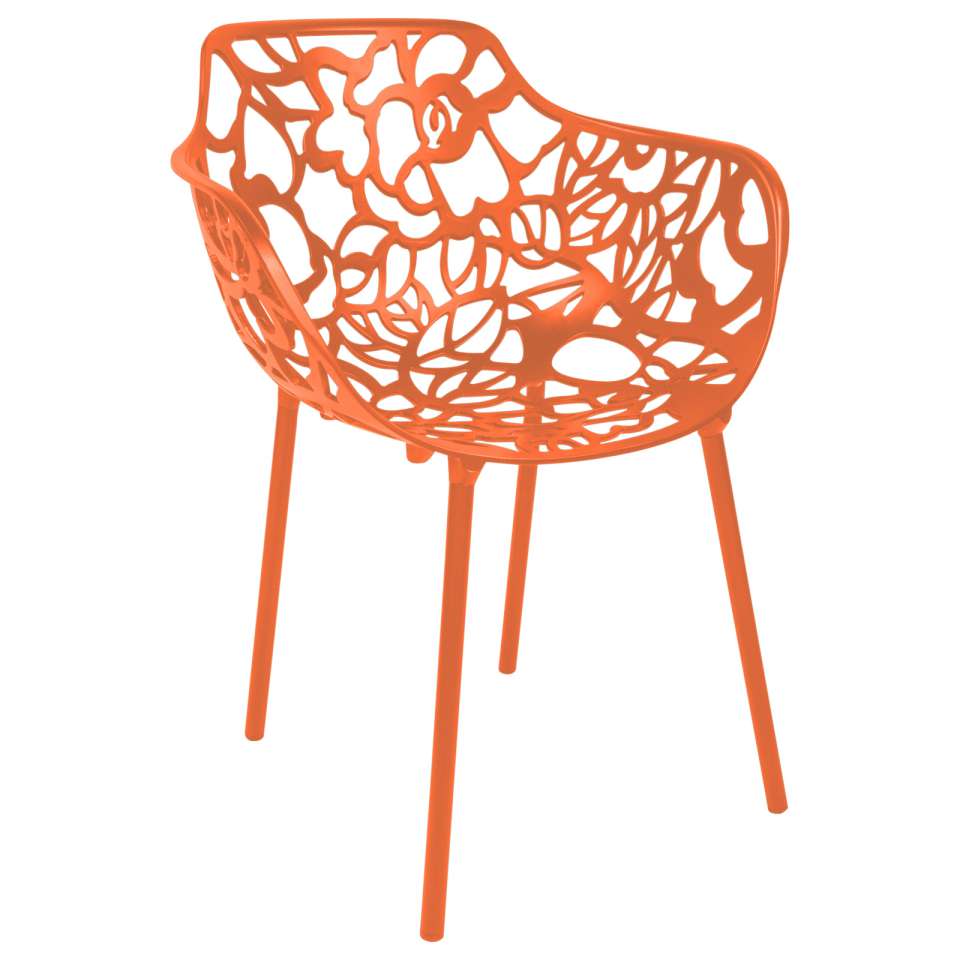 LeisureMod Modern Devon Aluminum Armchair, Set of 2 | Outdoor Chairs | Modishstore - 23