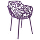 LeisureMod Modern Devon Aluminum Armchair, Set of 4 | Outdoor Chairs | Modishstore - 30
