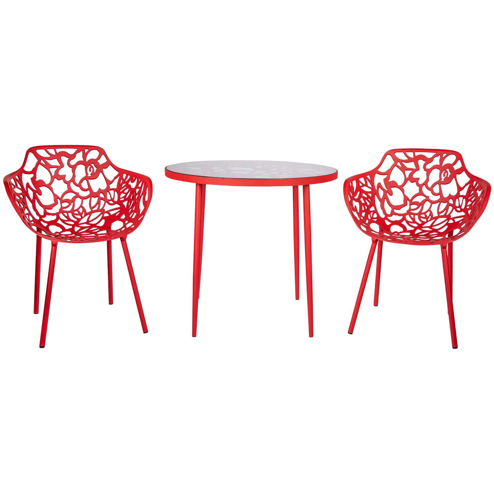 LeisureMod Modern Devon Aluminum Armchair, Set of 2 | Outdoor Chairs | Modishstore - 35
