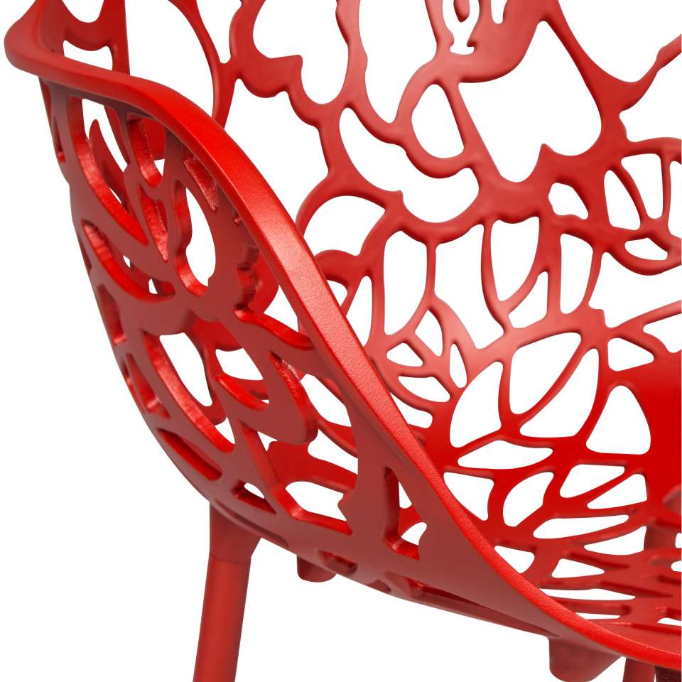 LeisureMod Modern Devon Aluminum Armchair, Set of 2 | Outdoor Chairs | Modishstore - 42