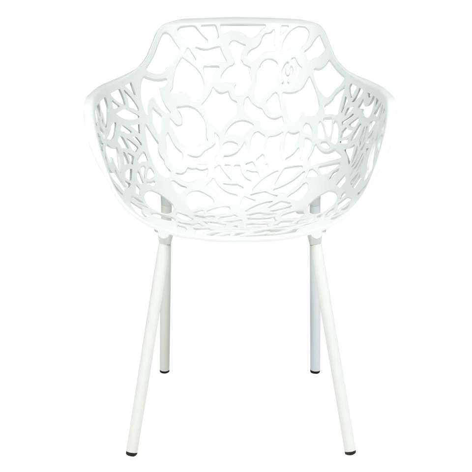 LeisureMod Modern Devon Aluminum Armchair, Set of 4 | Outdoor Chairs | Modishstore - 40