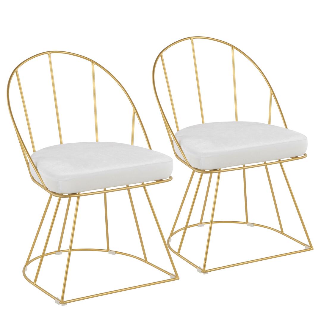 LumiSource Canary Dining Chair - Set of 2 | Modishstore | Dining Chairs - 8