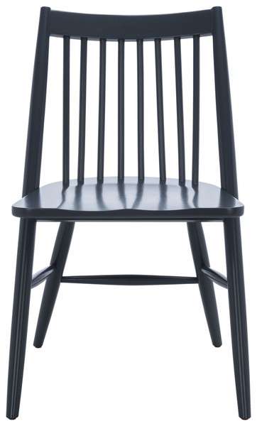 Safavieh Wren 19"H Spindle Dining Chair Set Of 2 - Dark Gray | Dining Chairs | Modishstore
