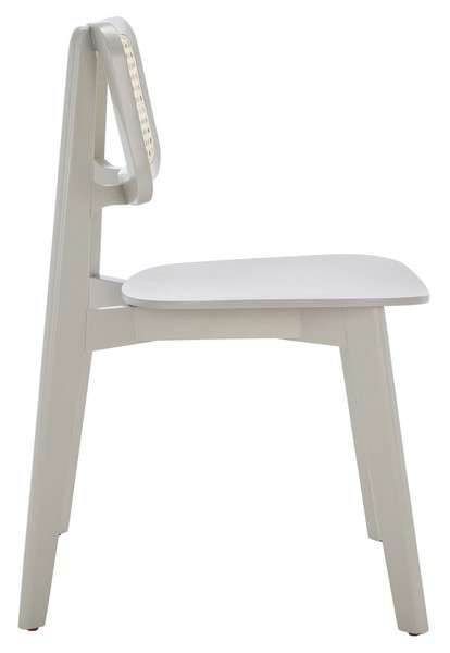 Safavieh Luz Cane Dining Chair Set Of 2 - Gray | Dining Chairs | Modishstore - 3