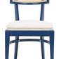 Safavieh Galway Cane Dining Chair - Navy | Dining Chairs | Modishstore - 2
