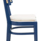 Safavieh Galway Cane Dining Chair - Navy | Dining Chairs | Modishstore - 3