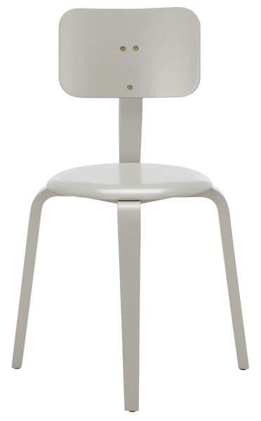 Safavieh Luella Stackable Dining Chair Set Of 2 - Gray | Dining Chairs | Modishstore - 2