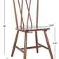 Safavieh Friar Dining Chair Set Of 2 - Walnut | Dining Chairs | Modishstore - 4