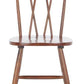 Safavieh Friar Dining Chair Set Of 2 - Walnut | Dining Chairs | Modishstore - 2