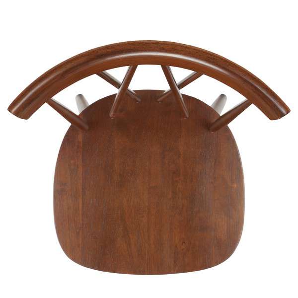 Safavieh Friar Dining Chair Set Of 2 - Walnut | Dining Chairs | Modishstore - 3