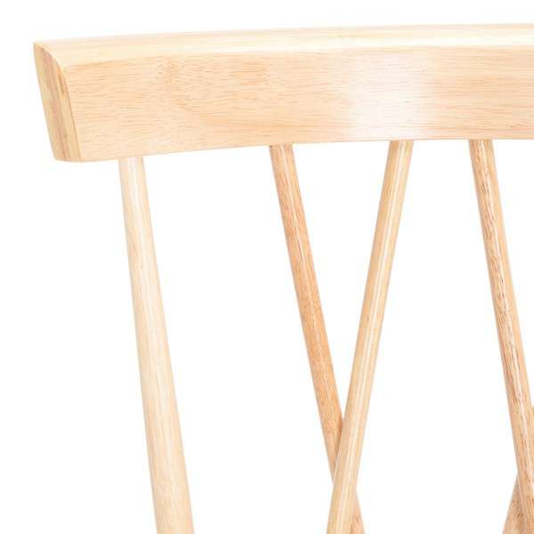 Safavieh Friar Dining Chair Set Of 2 - Natural | Dining Chairs | Modishstore - 3
