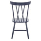 Safavieh Friar Dining Chair Set Of 2 - Navy | Dining Chairs | Modishstore - 3