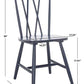 Safavieh Friar Dining Chair Set Of 2 - Navy | Dining Chairs | Modishstore - 4