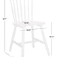 Safavieh Jodan Dining Chair Set Of 2 - White | Dining Chairs | Modishstore - 4